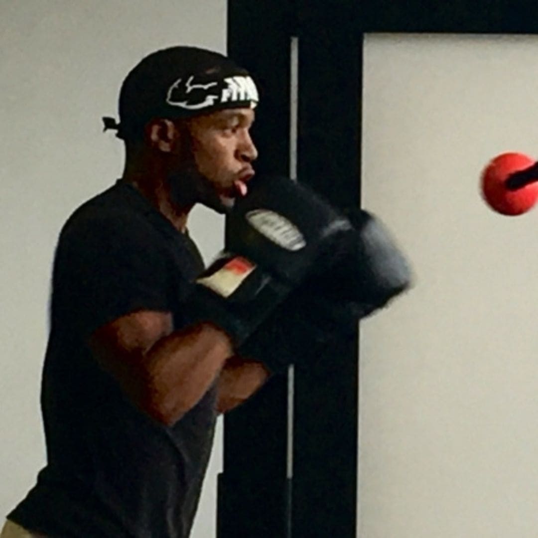 Member in boxing gloves